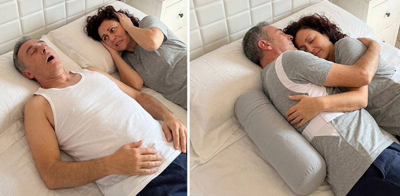 Maglia posturale per apnee notturne e russamento